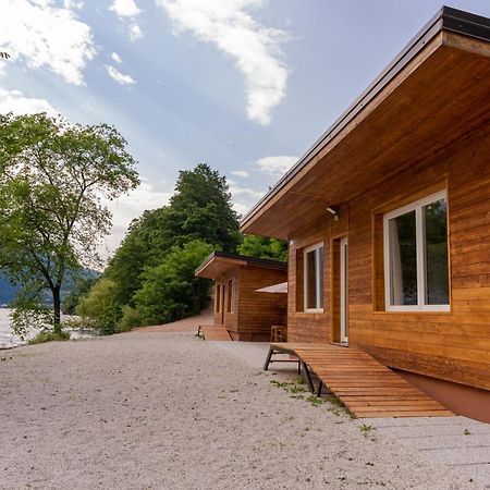 Chalet Alessandrini - Private Lakeside Beach Tenna Exterior photo